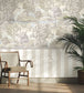 WM-483-02R - Bloomsbury Wallpaper -  Mural - Winter White - Woodchip & Magnolia
