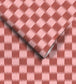 WM-487-01 - Checkmate Wallpaper - Cherry Red - Woodchip & Magnolia

