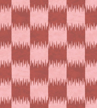 WM-487-01 - Checkmate Wallpaper - Cherry Red - Woodchip & Magnolia
