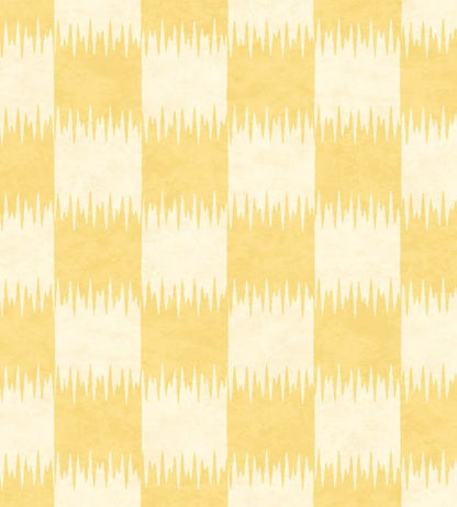 WM-487-02 - Checkmate Wallpaper - Daffodil Yellow - Woodchip & Magnolia
