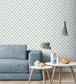 WM-487-03 - Checkmate Wallpaper - Powder Blue - Woodchip & Magnolia
