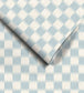 WM-487-03 - Checkmate Wallpaper - Powder Blue - Woodchip & Magnolia
