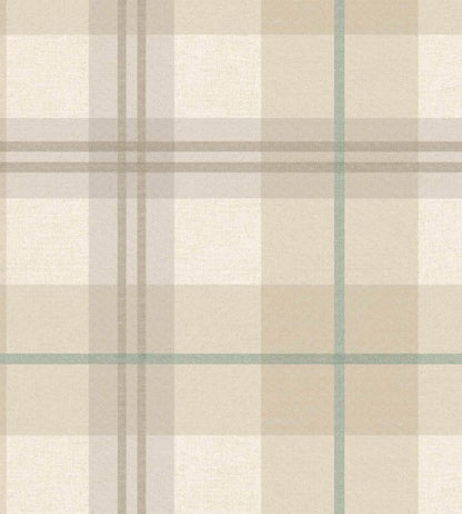 WM-488-01 - Tartanowski Wallpaper - Oat Latte - Woodchip & Magnolia
