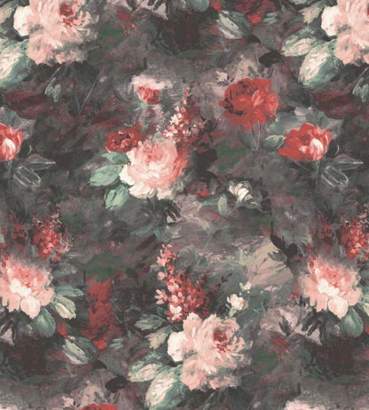 WMF-015-04VD - Ava Marika Fabric - Blush Rouge - Woodchip & Magnolia
