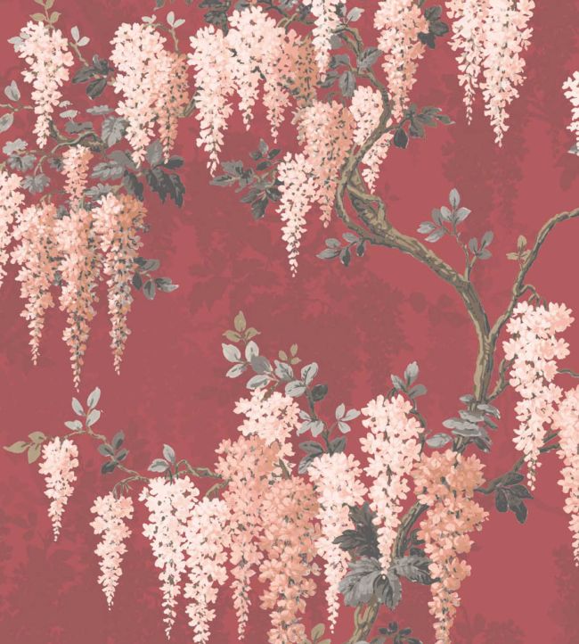 WMF-1002-03VD - Wisteria Fabric - Boudoir Red - Woodchip & Magnolia
