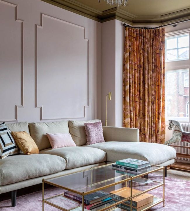 WMF-1003-04VD - Va Va Frome Fabric - Festival Red - Woodchip & Magnolia
