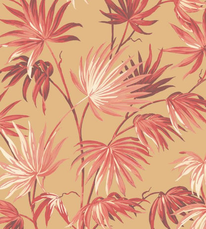 WMF-1003-04VD - Va Va Frome Fabric - Festival Red - Woodchip & Magnolia
