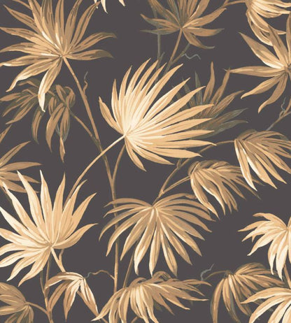 WMF-1003-05VD - Va Va Frome Fabric - Noir Black - Woodchip & Magnolia
