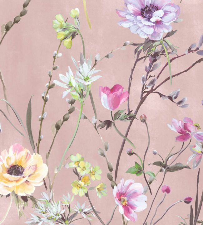 WMF-383-02VD - Maytime Fabric - Dusky Pink - Woodchip & Magnolia
