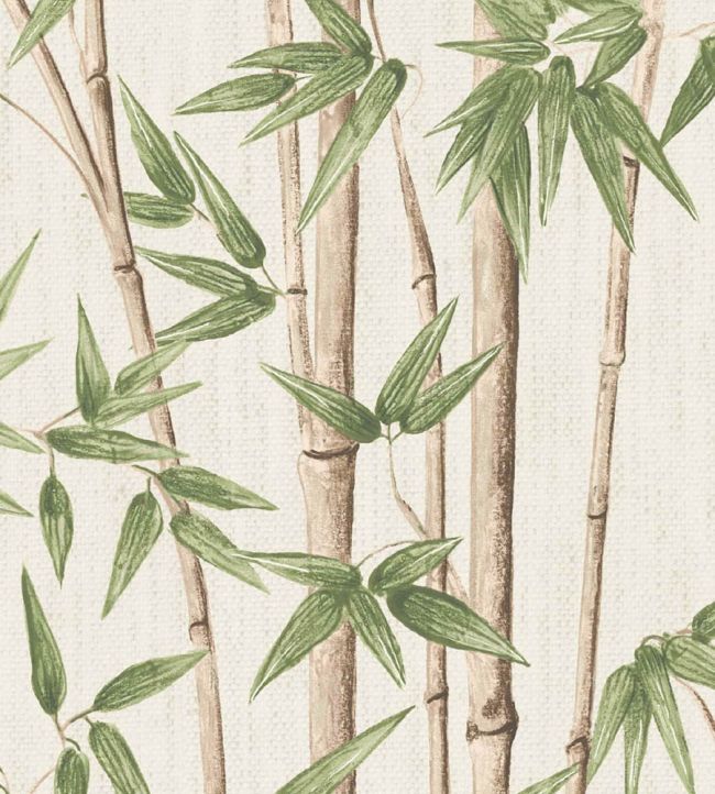 WMF-397-02VD - Bamboozle Fabric - Sage - Woodchip & Magnolia
