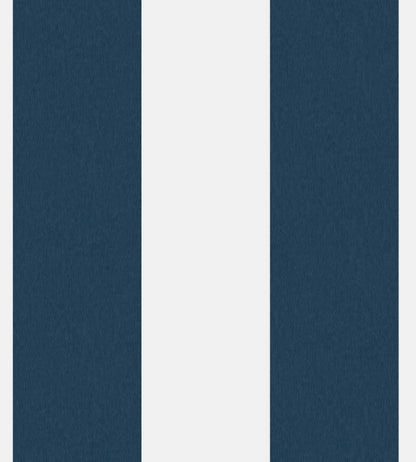 WMF-413-01LD - Awning Stripe Fabric - Navy White - Woodchip & Magnolia
