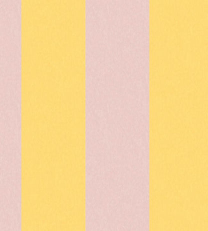 WMF-413-11LD - Awning Stripe Fabric - Lemon Sherbet - Woodchip & Magnolia
