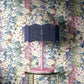 WMF-464-05VS - Alcea Fabric - Electric Blue - Woodchip & Magnolia
