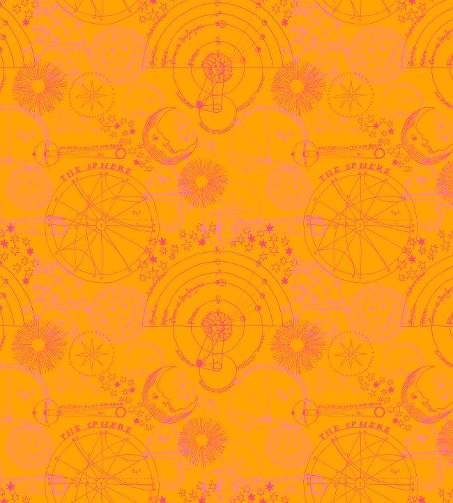 Stargazer Wallpaper - Orange