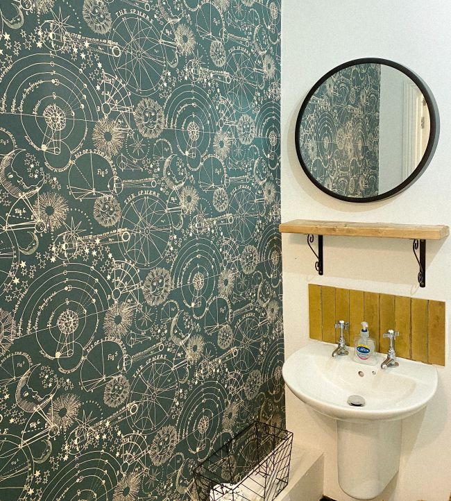 Stargazer Room Wallpaper - Blue