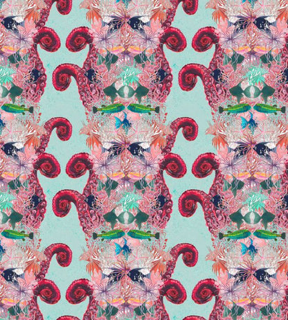 Coral Reef Wallpaper - Pink
