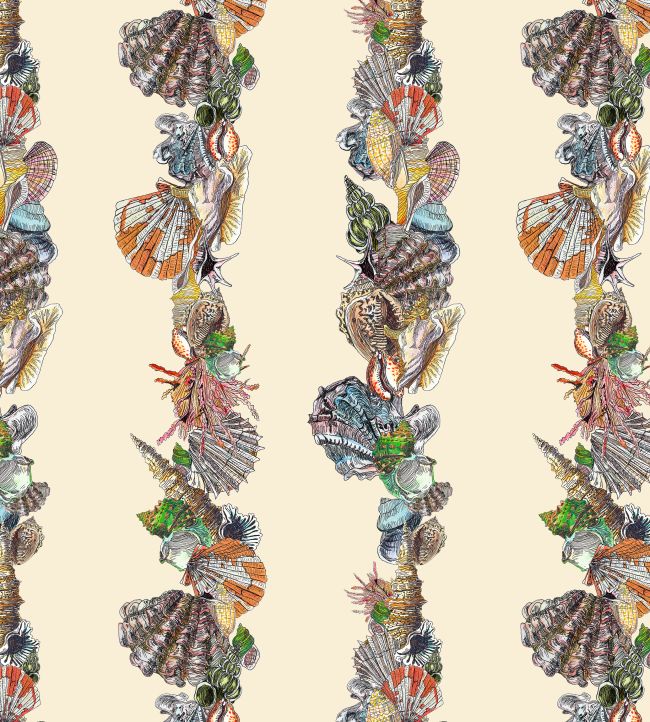 Neptune Stripe Wallpaper - Multicolor