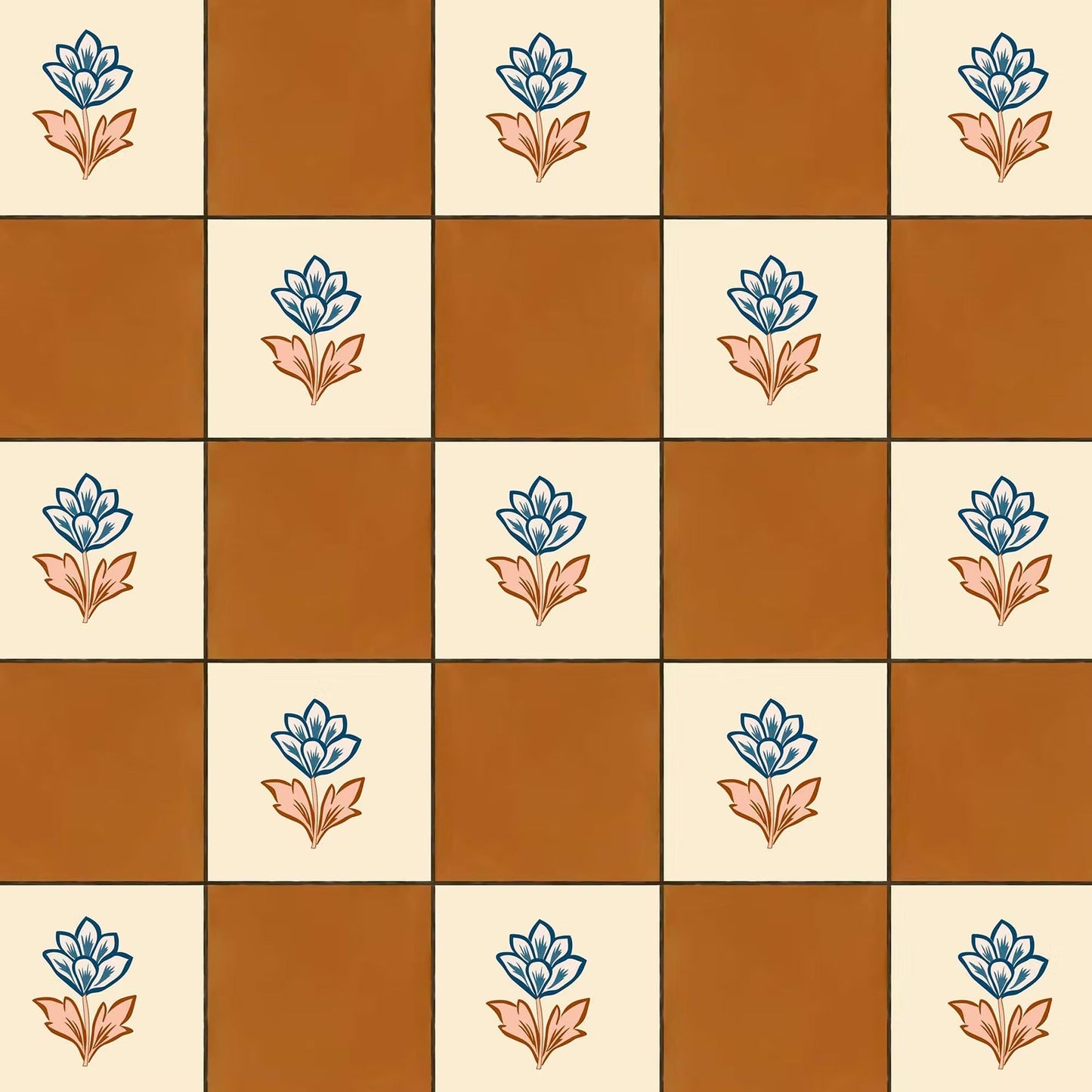 Indian Checks Wallpaper