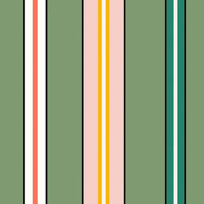 Sporty Stripes Wallpaper