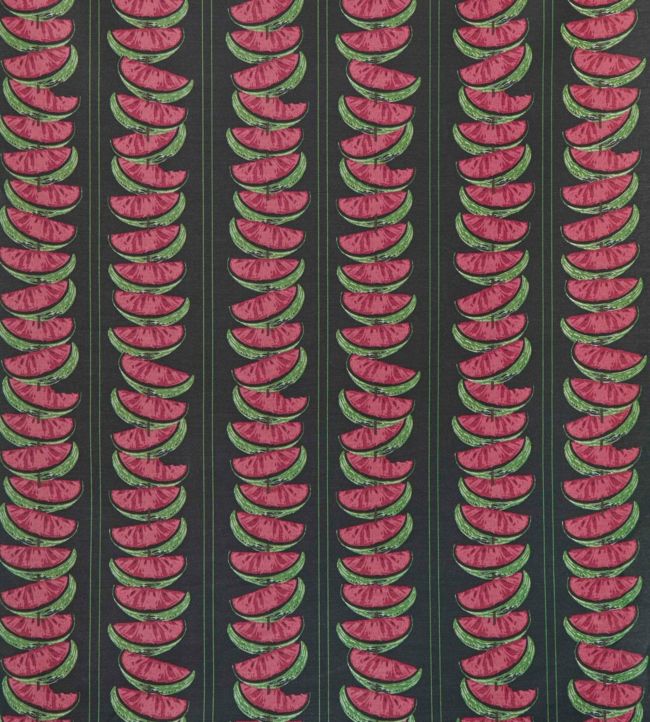 Watermelon Fabric - Charcoal/Red - BG-F040301 - Barneby Gates