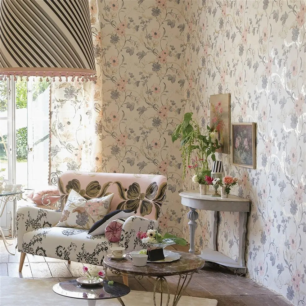Whitewell Wallpaper - Gold - P505/05 - Designers Guild