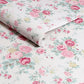 Wild Flower Wallpaper - Off White - Shabby Chic