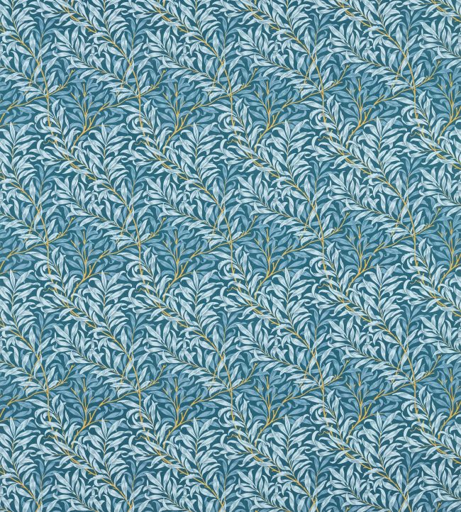 Willow Boughs Fabric - Denim - F1679/01 - Clarke & Clarke