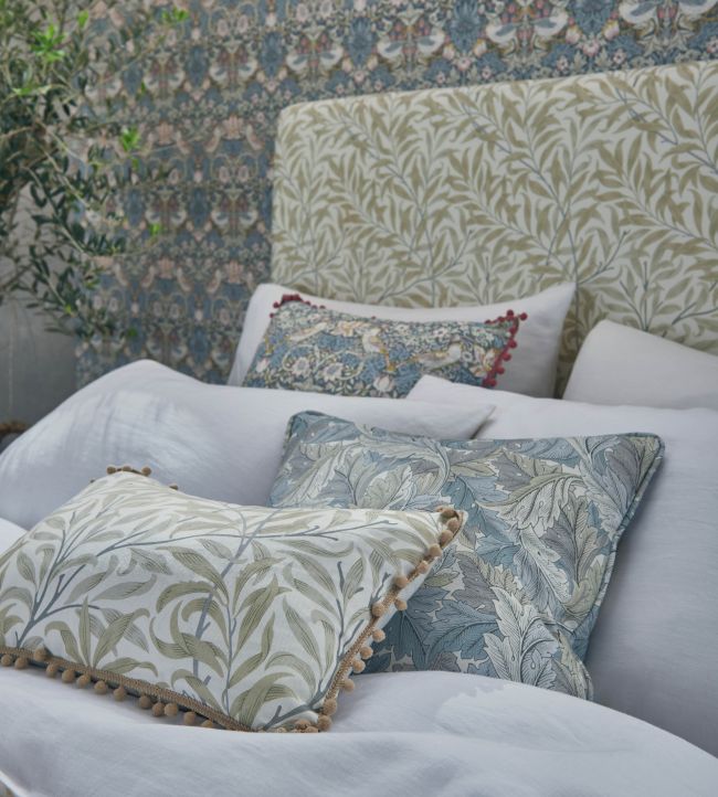 Willow Boughs Fabric - Mineral - F1679/02 - Clarke & Clarke