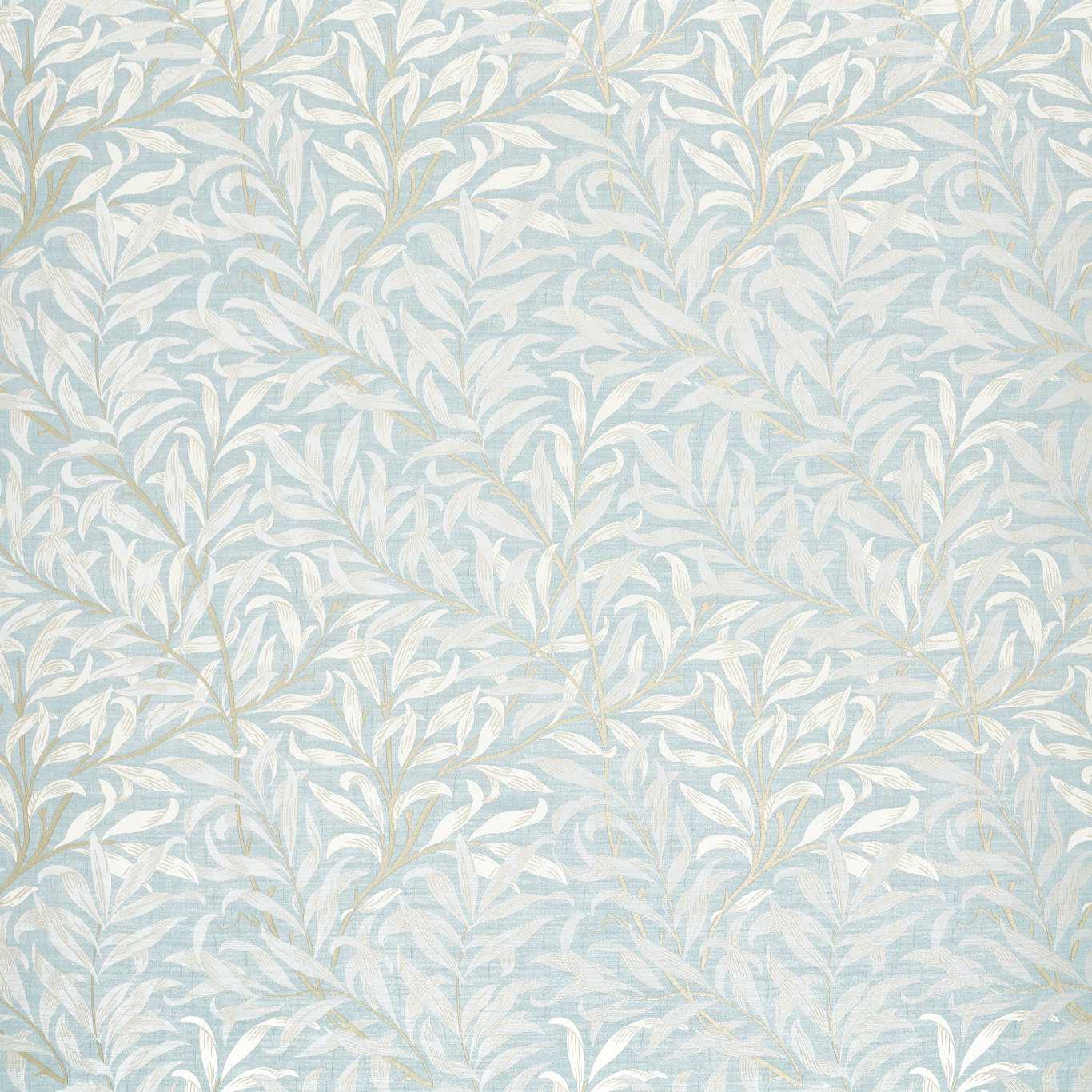 Willow Boughs Jacquard Fabric - Denim - F1747/01 - Clarke & Clarke