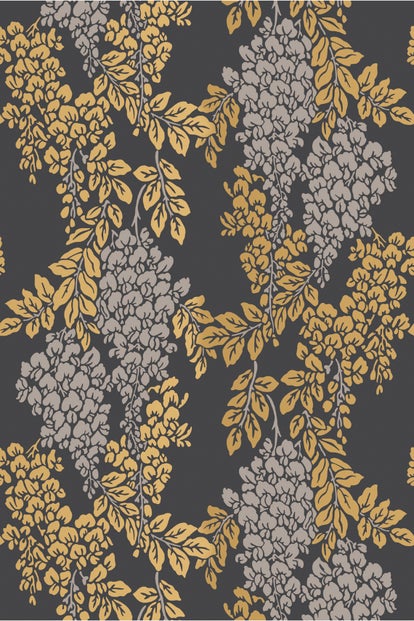 Wisteria Wallpaper - Charleston Gray - 2206 - Farrow & Ball