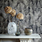 Woodland Fern Wallpaper - Charcoal - Clarissa Hulse