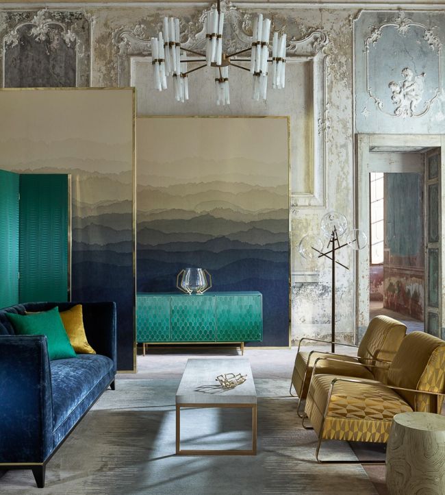 Wray Wallpaper - Tigers Eye/Ink - ZTOT312732 - Zoffany