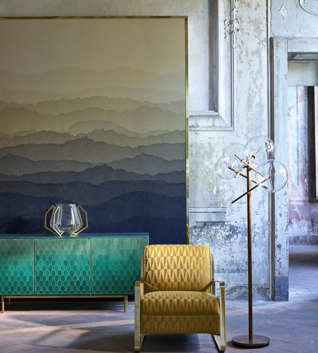 Wray Wallpaper - Tigers Eye/Ink - ZTOT312732 - Zoffany