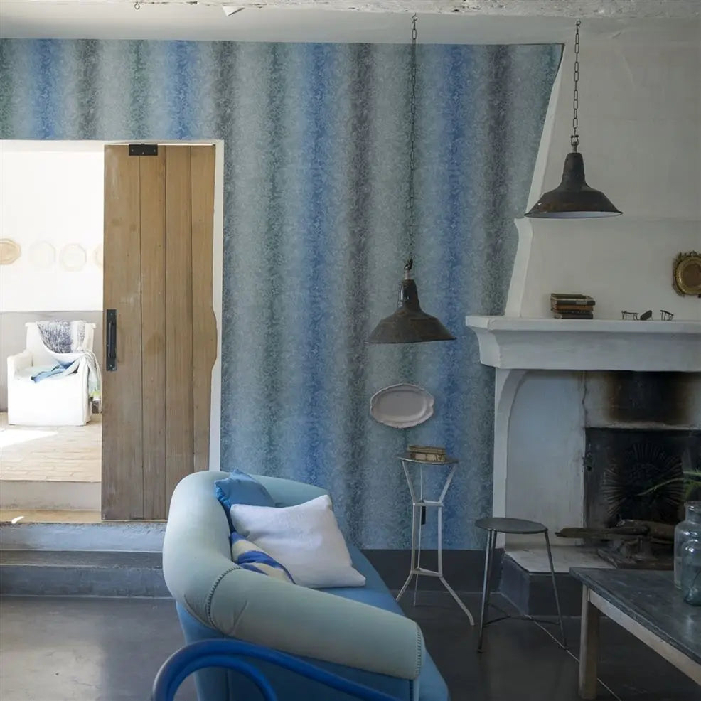 Yuzen Wallpaper - Cornflower - P628/05 - Designers Guild