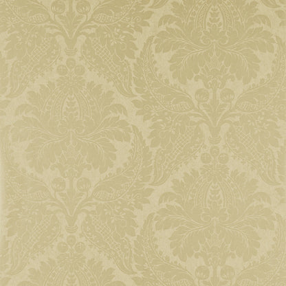 Malmaison Damask Wallpaper - Champagne - ZCON311995