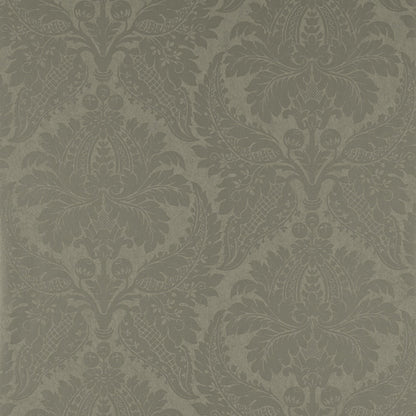 Malmaison Damask Wallpaper - Taupe - ZCON311997