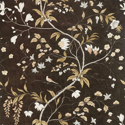 Chambalon Trail Wallpaper - Antique Gold/Vine Black - ZDAR312850