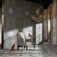 Elswick Paisley Wallpaper - Blue Umber - ZKEM312645
