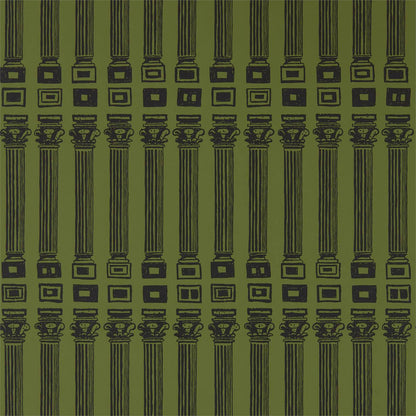 Columns Wallpaper - Olive/Bone Black - ZPLW312970