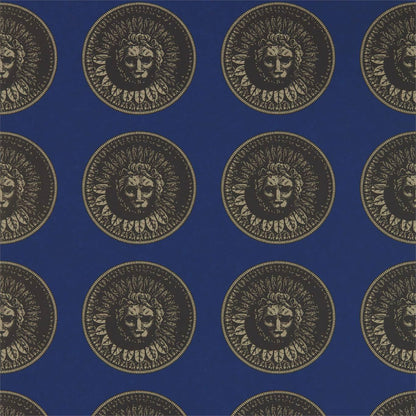 Medallion Wallpaper - Lazuli/Nickle - ZPLW312975