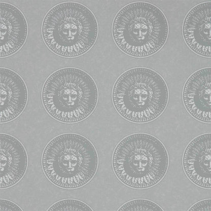 Medallion Wallpaper - Silver/Perfect White - ZPLW312976