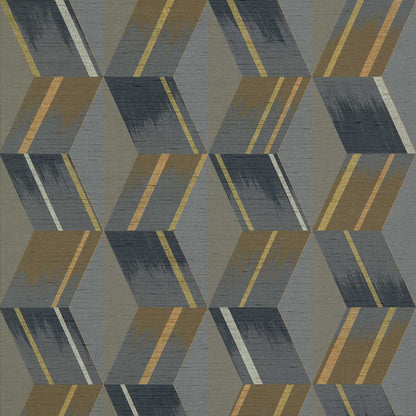 Rhombi Wallpaper - Anthracite - ZRHW312895