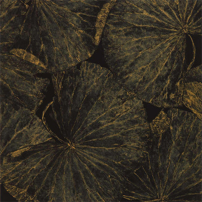 Taisho Deco Wallpaper - Vine Black - ZTOT312750