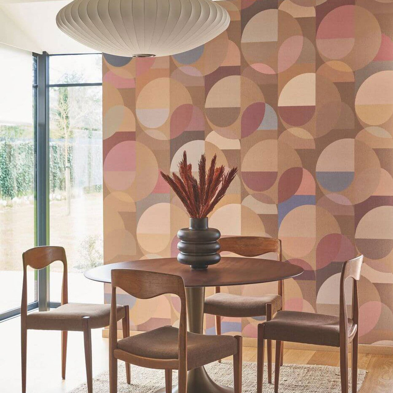 Abby Carnaby Street Wallpaper - Cognac - Casadeco - 200499647 - Premier Wallcovering