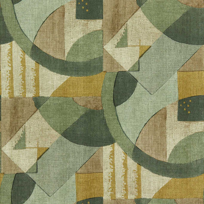 Abstract 1928 Wallpaper - Antique Olivine - Zoffany - ZRHW312887 - Morris Wallpaper
