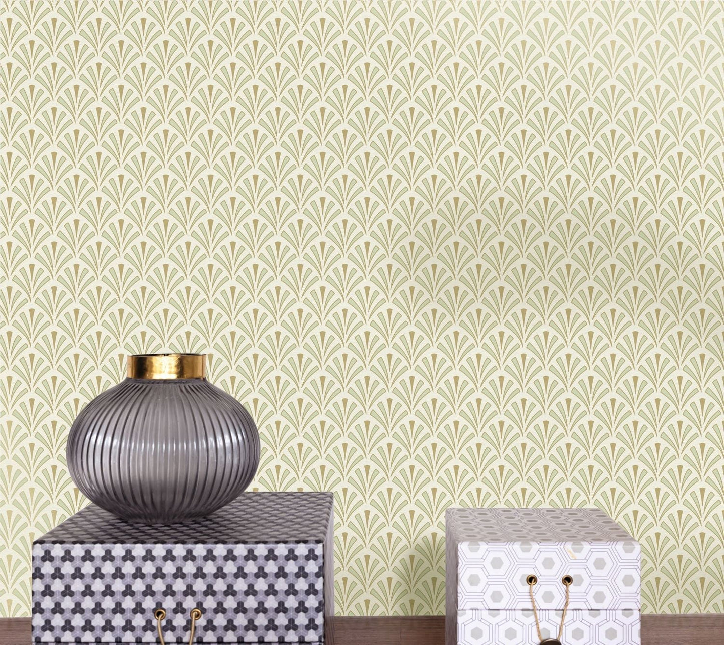 Abundance Wallpaper - Vert Amande - Caselio - 105307026