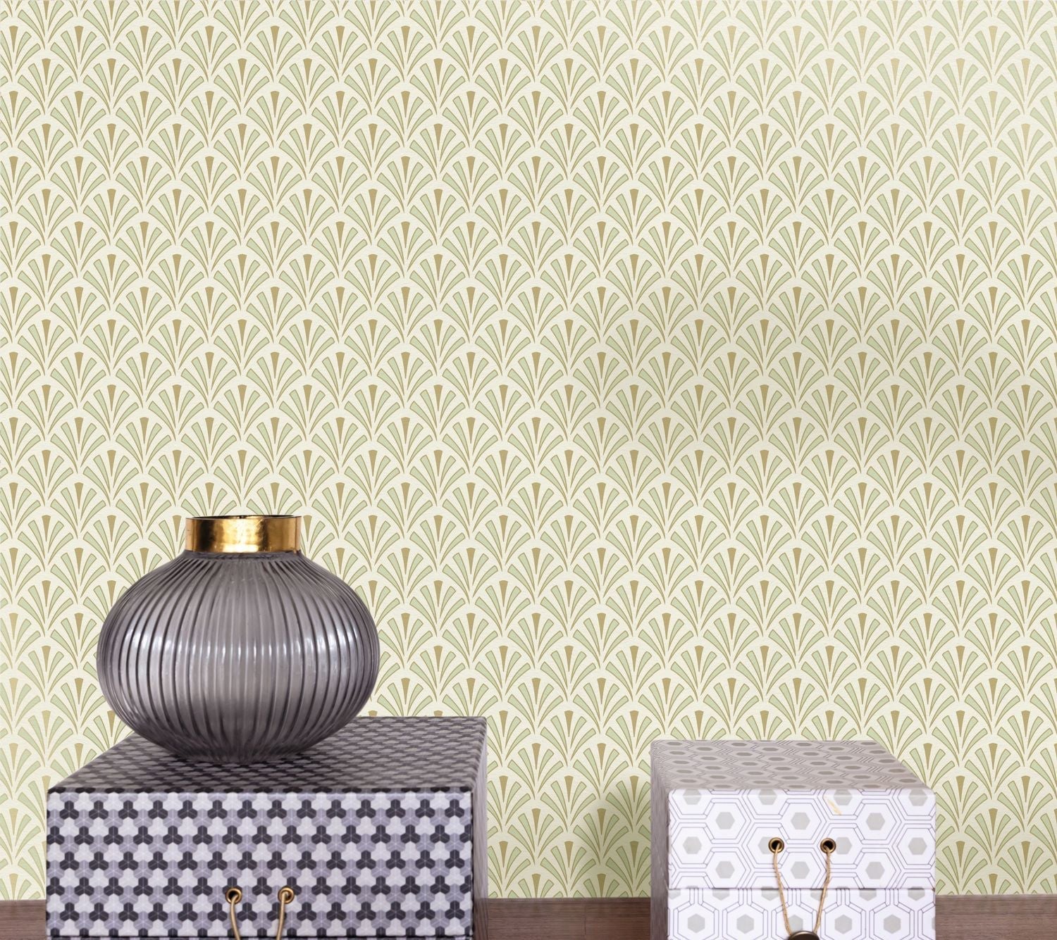 Abundance Wallpaper - Vert Amande - Caselio - 105307026