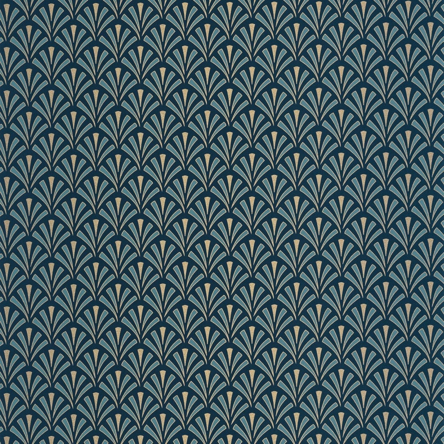 Abundance Wallpaper - Bleu Nuit - Caselio - 105306220