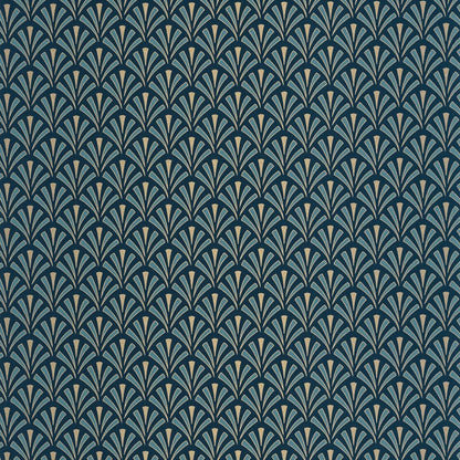 Abundance Wallpaper - Bleu Nuit - Caselio - 105306220
