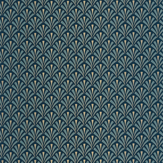Abundance Wallpaper - Bleu Nuit - Caselio - 105306220